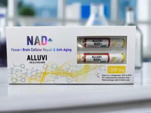 NAD+ research compound container for laboratory investigation