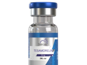 Tesamorelin 10mg Strate Labs research peptide vial