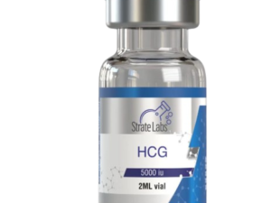 HCG 5000 IU Strate Labs 2 mL product vial