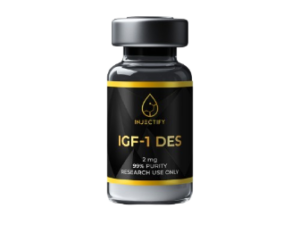 IGF-1 DES research peptide vial