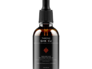 THRONE GHK-Cu 1% copper peptide serum bottle
